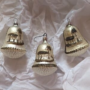 Elegant Gold Bell Ornaments
